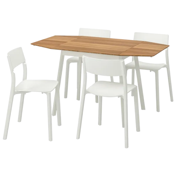 Set masă și scaune Ikea PS 2012/Janinge Dreptunghiulară / PAL / Wood photo 1 Set masă și scaune Ikea PS 2012/Janinge Dreptunghiulară / PAL / Wood photo 1