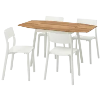 Set masă și scaune Ikea PS 2012/Janinge Dreptunghiulară / PAL / Wood