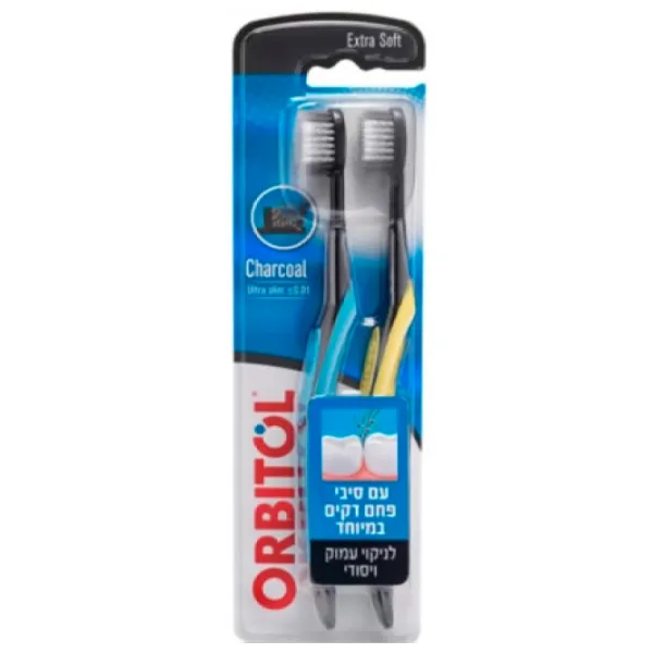 Periuță de dinți Orbitol Carcoal Ultra Slim 2 photo 1