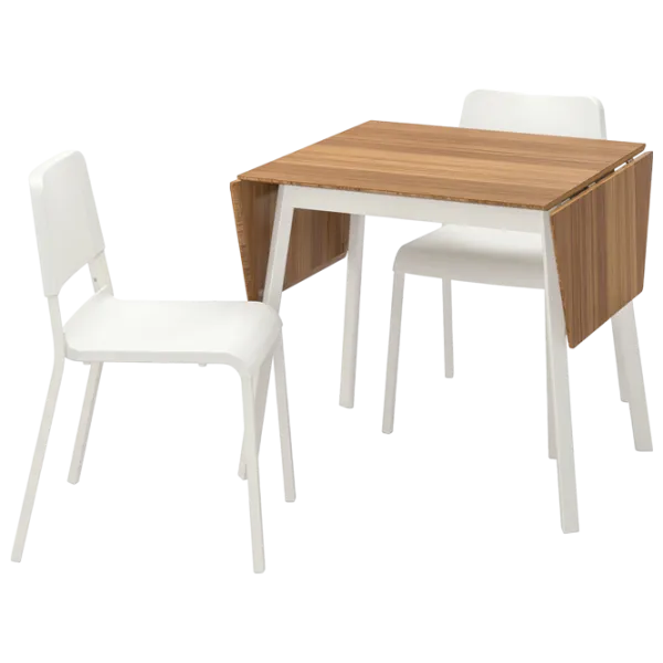 Set masă și scaune Ikea PS 2012/Teodores Dreptunghiulară / PAL / Wood photo 1