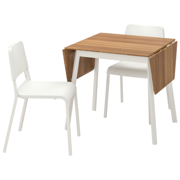 Set masă și scaune Ikea PS 2012/Teodores Dreptunghiulară / PAL / Wood photo 1