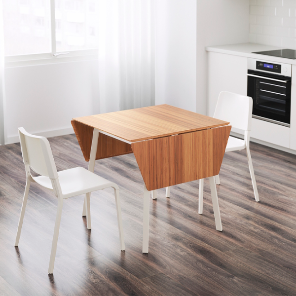 Set masă și scaune Ikea PS 2012/Teodores Dreptunghiulară / PAL / Wood photo 9