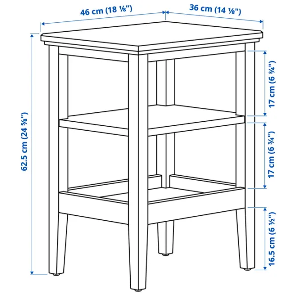 Măsuță de cafea Ikea Idanas 5691209 Brown photo 5
