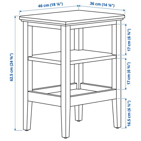 Măsuță de cafea Ikea Idanas 5691209 Brown photo 5