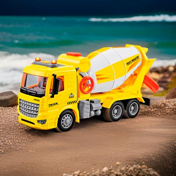 Бетономешалка Richi Tichi 70067 8600022870067  / / Серый Желтый photo 4 Бетономешалка Richi Tichi 70067 8600022870067  / / Серый Желтый photo 4