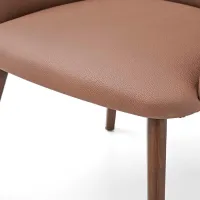 Кухонный стул Dogtas Gift Искусственная кожа/ Коричневый Wood photo 5