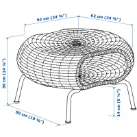 Журнальный столик Ikea Gamlehult 5287297 Бежевый photo 6