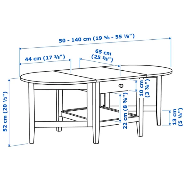 Măsuță de cafea Ikea Arkelstorp 5290146 Brown photo 6