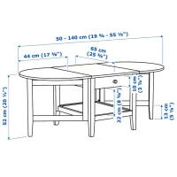 Măsuță de cafea Ikea Arkelstorp 5290146 Brown photo 6