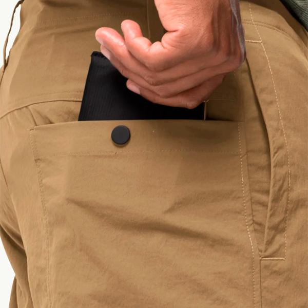 Брюки для мужчин Jack Wolfskin Desert Pants M Бежевый / Прямой photo 4