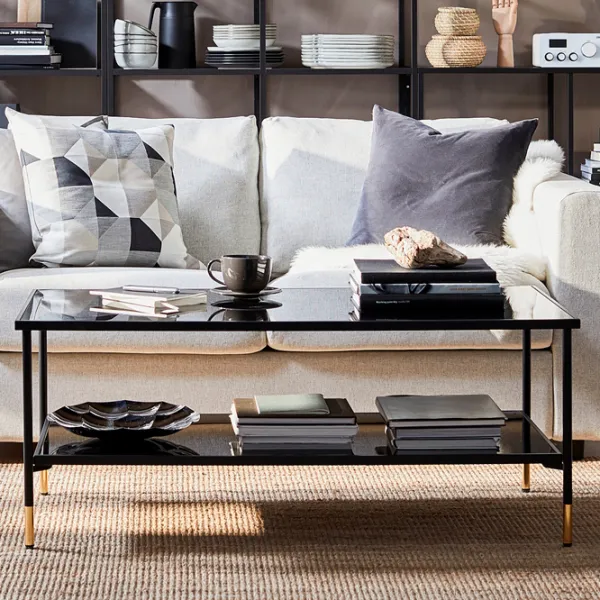 Măsuță de cafea Ikea Asperod 5290147 Black photo 5