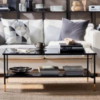 Журнальный столик Ikea Asperod 5290147 Черный photo 5