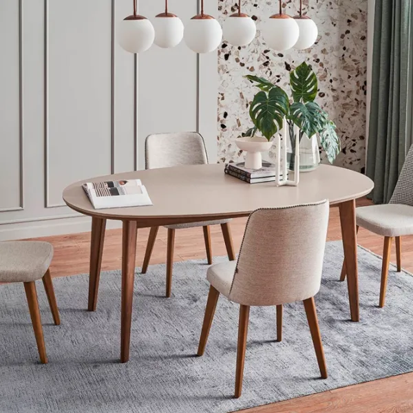 Кухонный стул Dogtas Nova Ткань/ Белый Грецкий орех photo 4