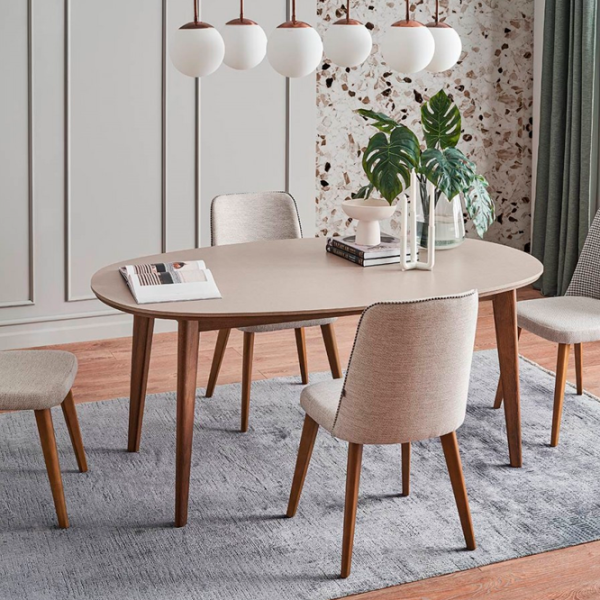 Кухонный стул Dogtas Nova Ткань/ Белый Грецкий орех photo 4