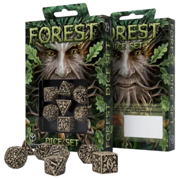 Joc de masă Q-Workshop Forest Dice Set: Savannah 3+/ Set de cuburi photo 1