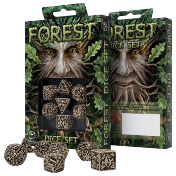 Joc de masă Q-Workshop Forest Dice Set: Savannah 3+/ Set de cuburi photo 1