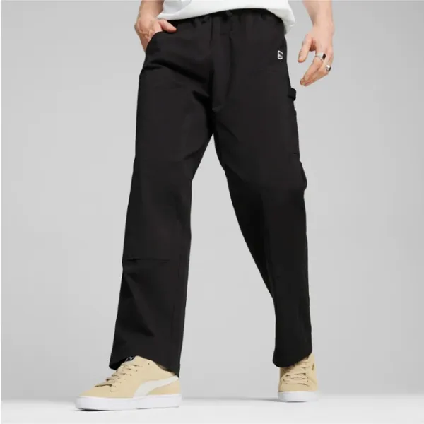 Брюки для мужчин Puma Downtown Double Knee Pants Wv Черный / Прямой photo 3 Брюки для мужчин Puma Downtown Double Knee Pants Wv Черный / Прямой photo 3