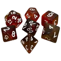 Joc de masă Games 7 Days Double Glitter 7 Dice 3+/ Set de cuburi