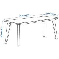 Măsuță de cafea Ikea Lisabo 5290198 Brown photo 6