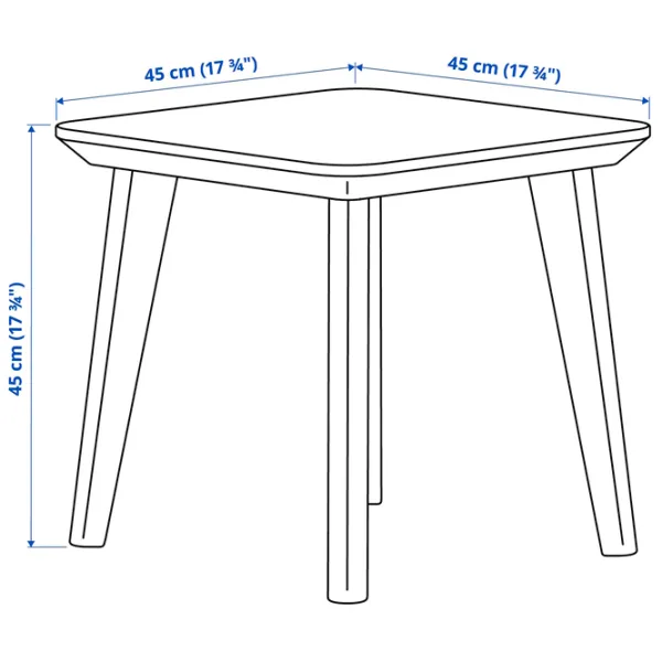 Măsuță de cafea Ikea Lisabo 5290199 Brown photo 4