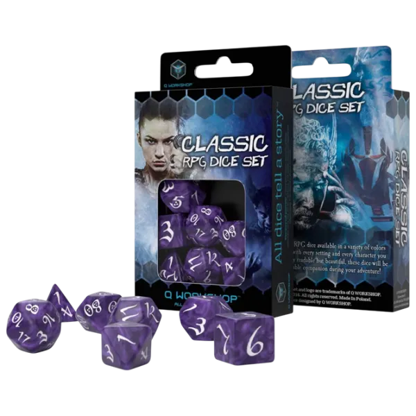 Joc de masă Q-Workshop Classic RPG 3+/ Set de cuburi photo 1