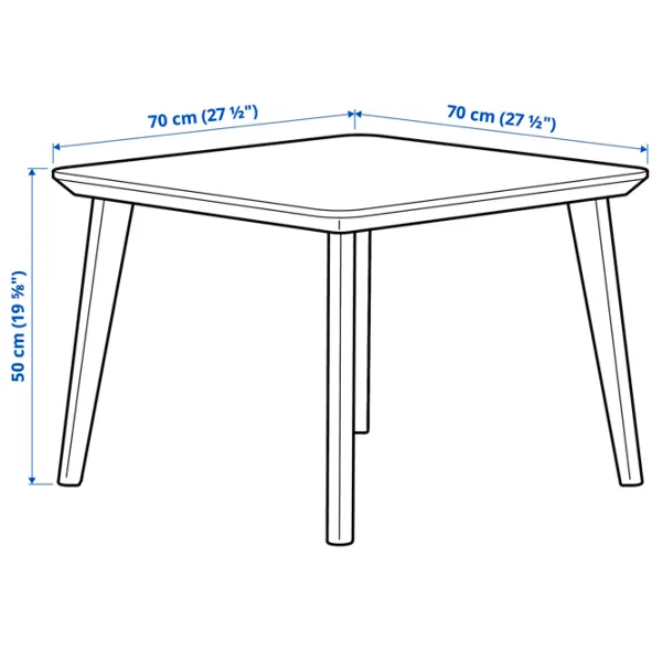 Măsuță de cafea Ikea Lisabo 5290200 Brown photo 6