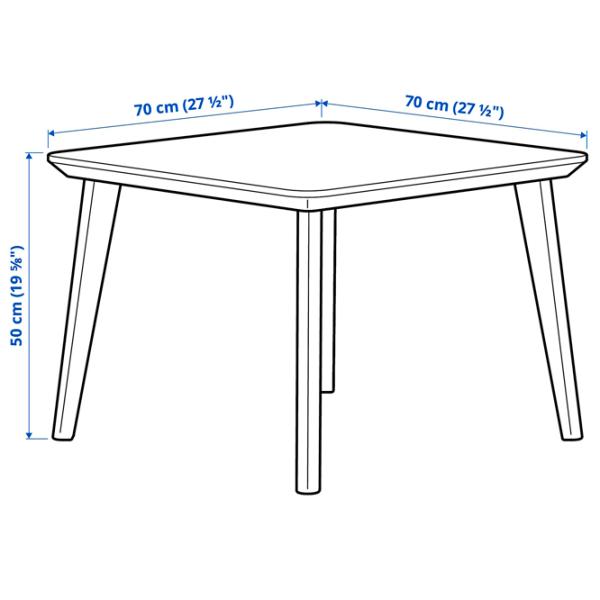 Măsuță de cafea Ikea Lisabo 5290200 Brown photo 6