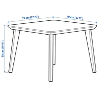 Măsuță de cafea Ikea Lisabo 5290200 Brown photo 6