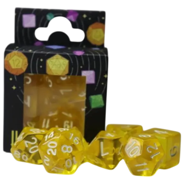 Настольная игра Games 7 Days Transparent 7 Dice 3+/ Набор кубиков photo 1