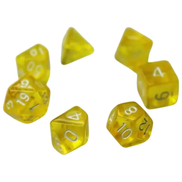 Настольная игра Games 7 Days Transparent 7 Dice 3+/ Набор кубиков photo 2