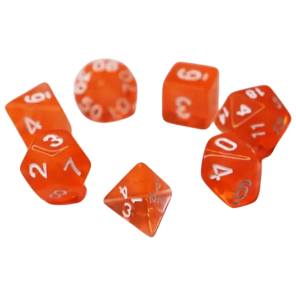 Настольная игра Games 7 Days Transparent 7 Dice 3+/ Набор кубиков photo 2