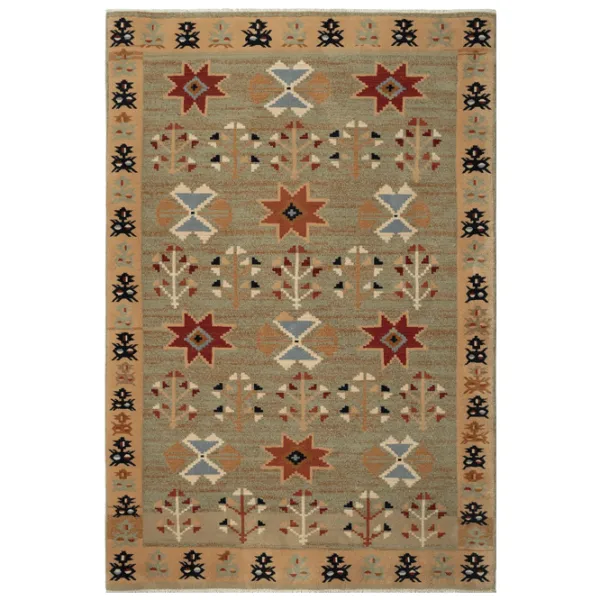 Ковер Covoare Ungheni Basarabia Разноцветный / Шерсть photo 1