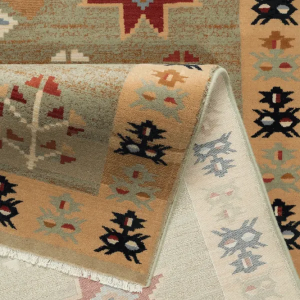 Ковер Covoare Ungheni Basarabia Разноцветный / Шерсть photo 2