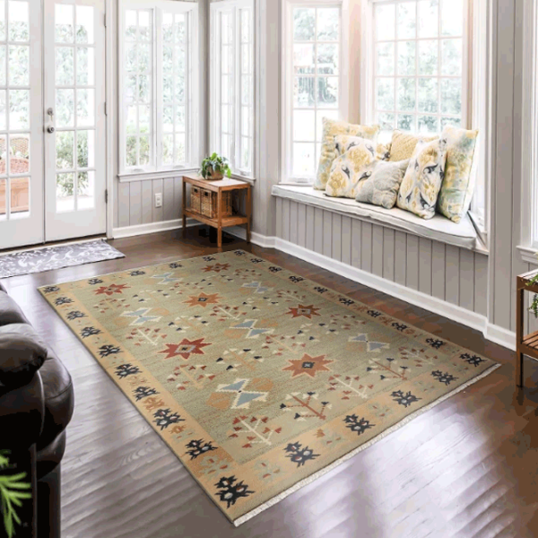 Ковер Covoare Ungheni Basarabia Разноцветный / Шерсть photo 3