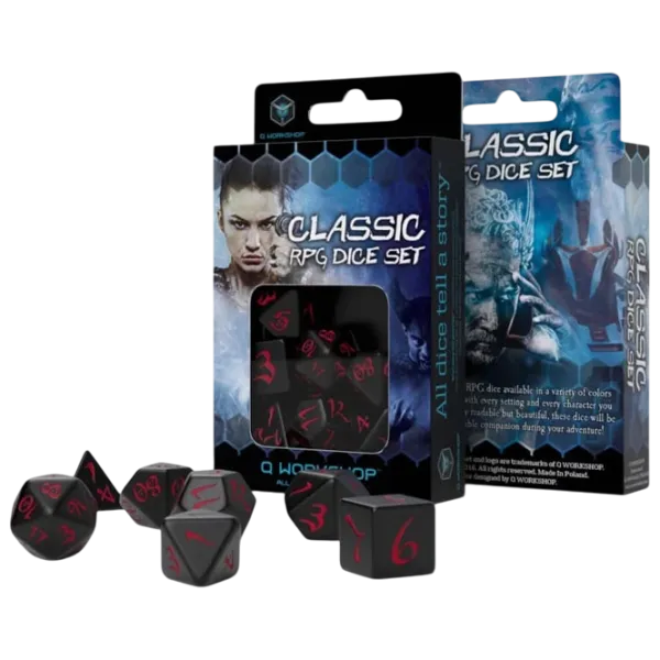 Joc de masă Q-Workshop Classic RPG 3+/ Set de cuburi photo 1