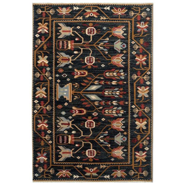 Ковер Covoare Ungheni Basarabia Black Beige / Шерсть photo 1