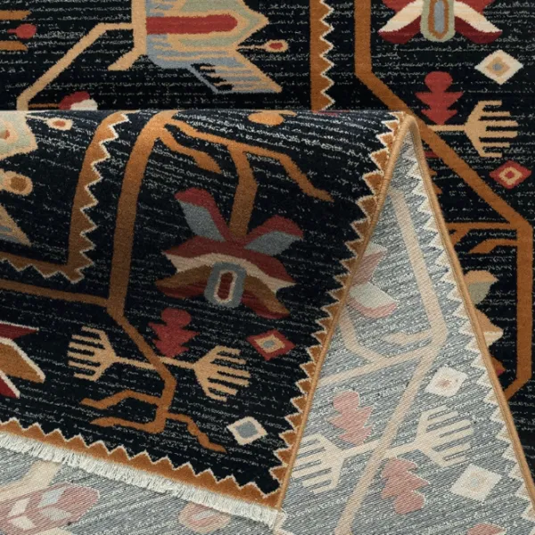 Ковер Covoare Ungheni Basarabia Black Beige / Шерсть photo 2