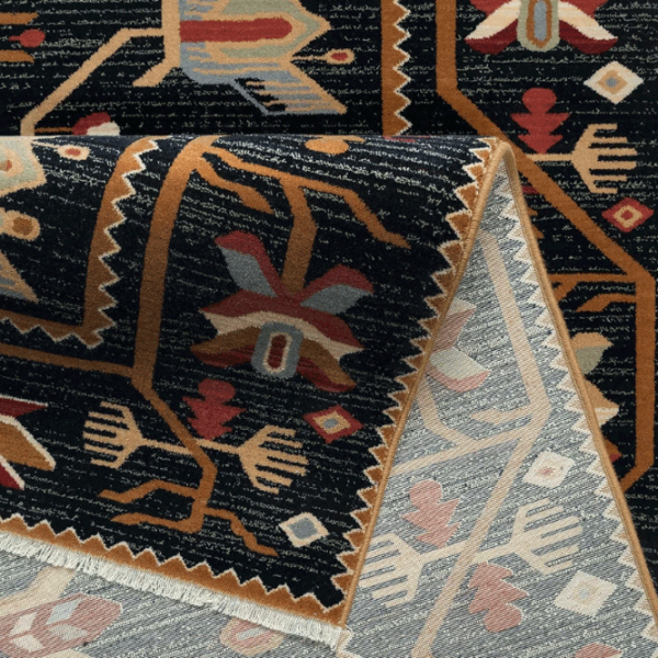 Ковер Covoare Ungheni Basarabia Black Beige / Шерсть photo 2