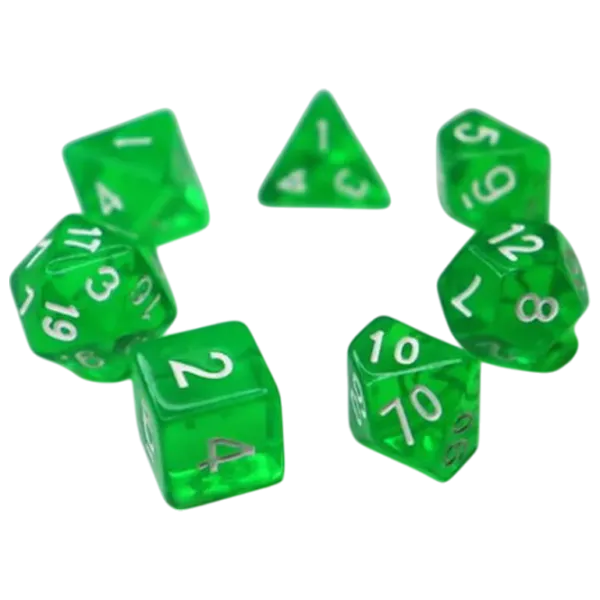 Настольная игра Games 7 Days Transparent 7 Dice 3+/ Набор кубиков photo 2