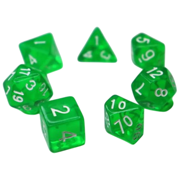 Настольная игра Games 7 Days Transparent 7 Dice 3+/ Набор кубиков photo 2