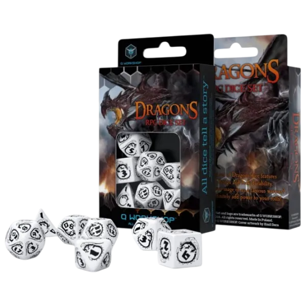 Joc de masă Q-Workshop Dragons Dice  3+/ Set de cuburi photo 1