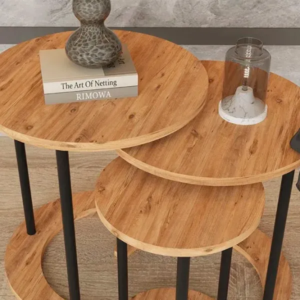 Журнальный столик Helvetia Avrupa 880613314 Коричневый photo 3 Журнальный столик Helvetia Avrupa 880613314 Коричневый photo 3