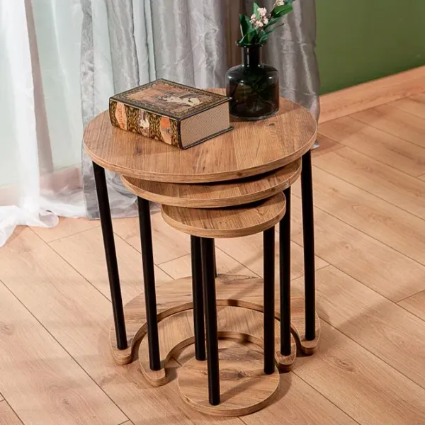 Журнальный столик Helvetia Avrupa 880613314 Коричневый photo 4 Журнальный столик Helvetia Avrupa 880613314 Коричневый photo 4