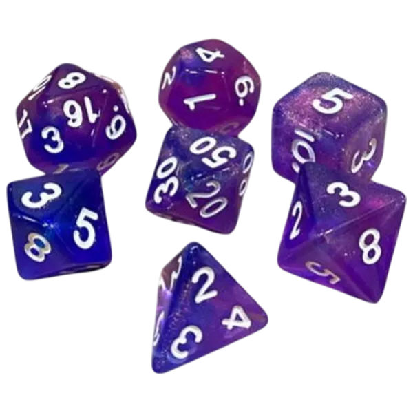 Настольная игра Games 7 Days Double Glitter 7 Dice 3+/ Набор кубиков photo 1