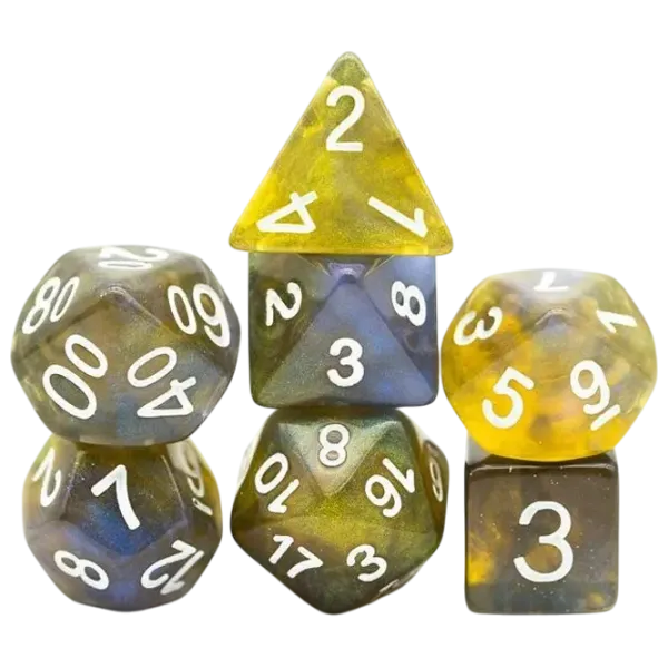 Настольная игра Games 7 Days Double Glitter 7 Dice 3+/ Набор кубиков photo 2