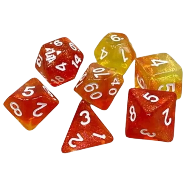 Настольная игра Games 7 Days Double Glitter 7 Dice 3+/ Набор кубиков photo 1