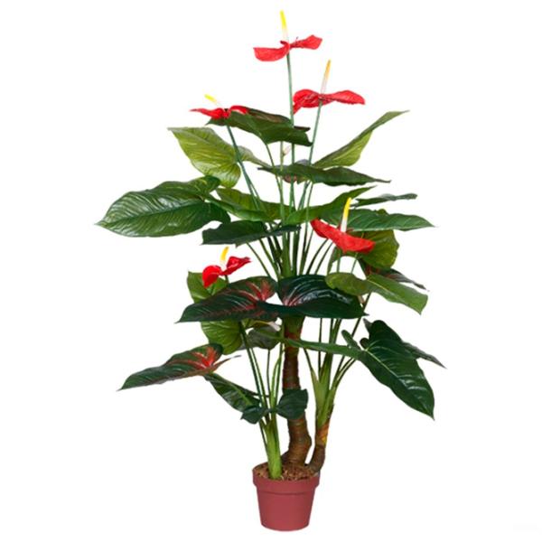 Plantă artificială OEM Anthurium Green / Înălțimea (cm) -  photo 1