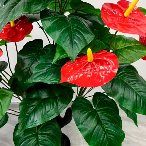 Plantă artificială OEM Anthurium Green / Înălțimea (cm) -  photo 2