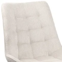 Scaun de bucătărie DecoPrim Hans Stofă/ White Black photo 2