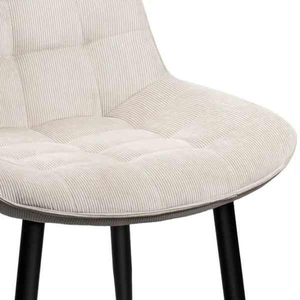 Кухонный стул DecoPrim Hans Ткань/ Белый Черный photo 6 Кухонный стул DecoPrim Hans Ткань/ Белый Черный photo 6